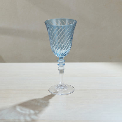 Set of 6 Palermo Wine Glass - Blue