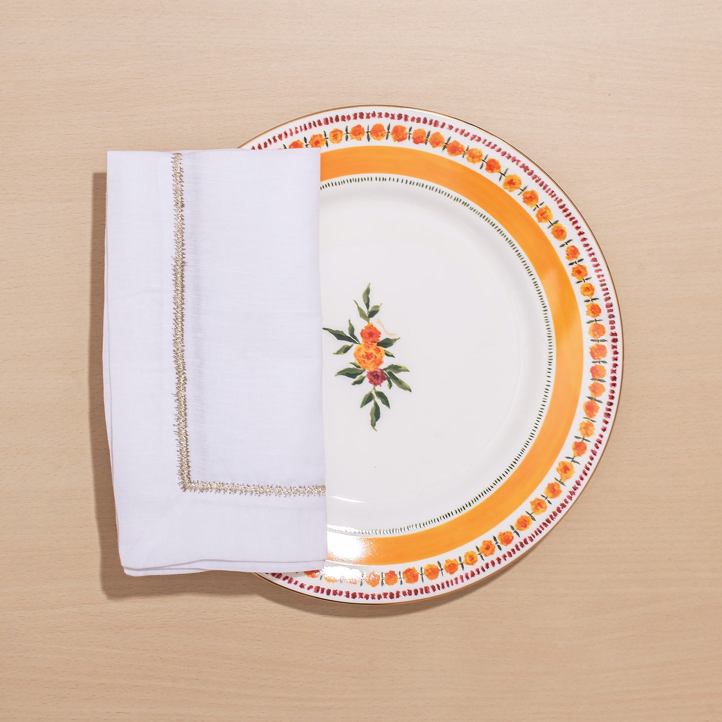 Set of 6 Gold Souk Table Napkins