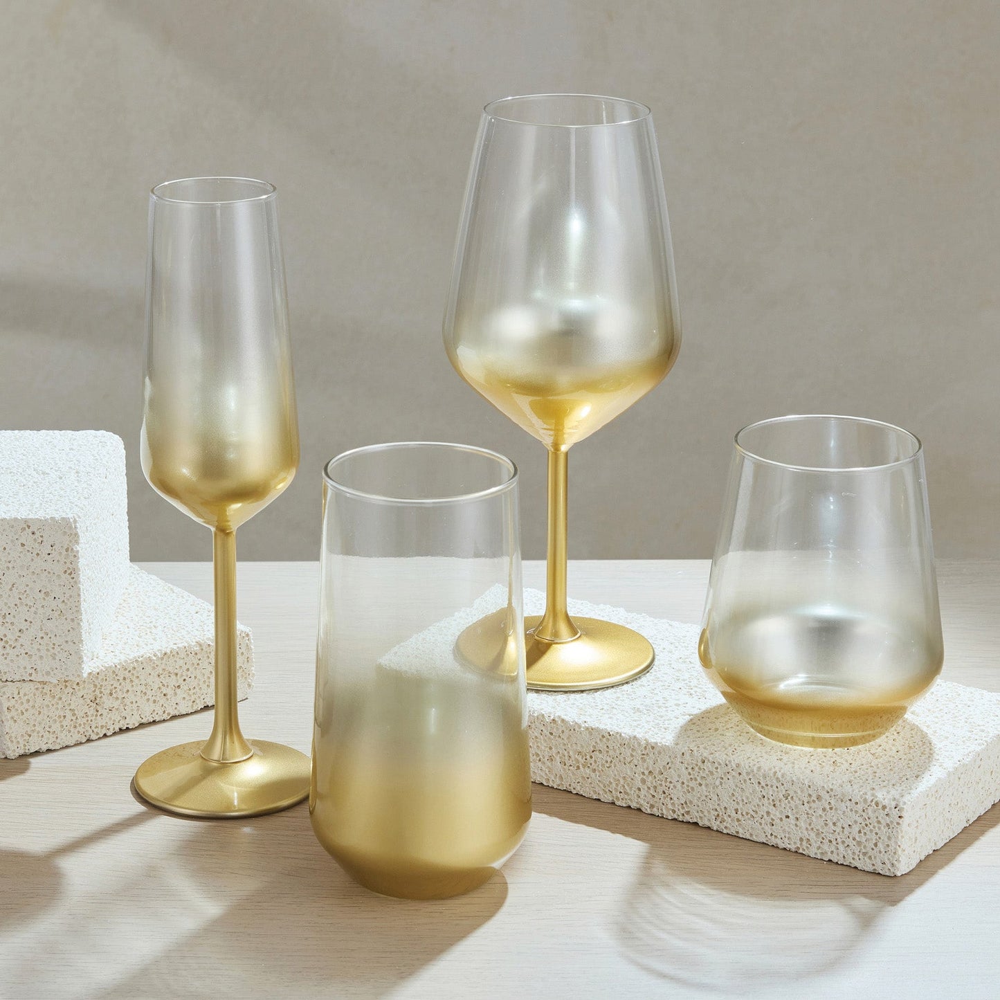 Set of 6 Glow Champagne Flute