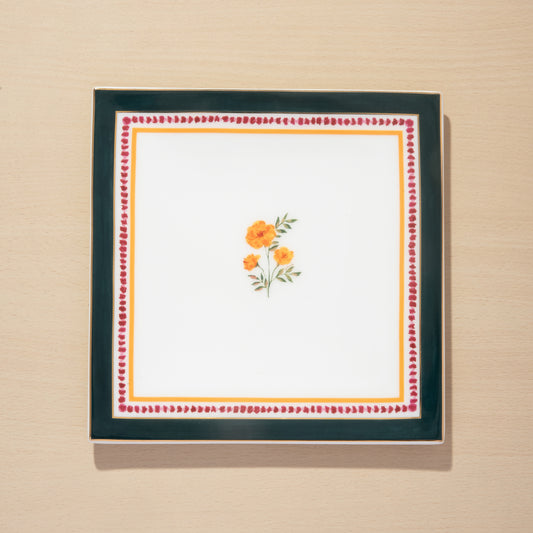 Marigold 9" Square Platter