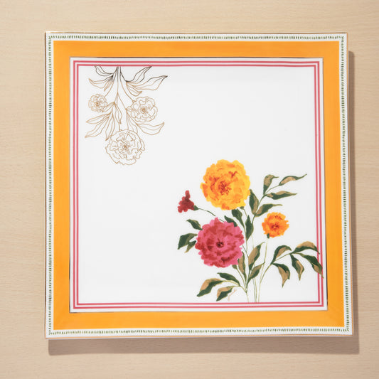 Marigold 11.5" Square Platter