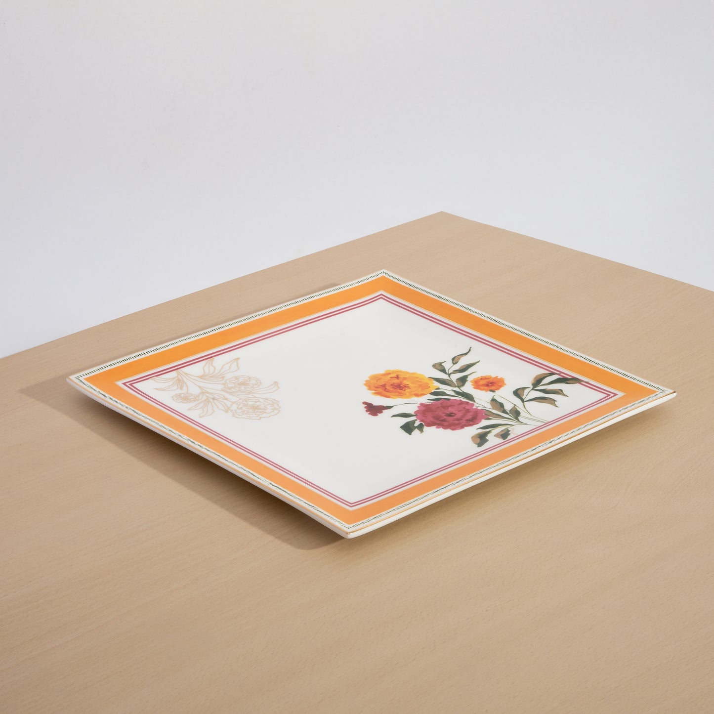 Marigold 11.5" Square Platter