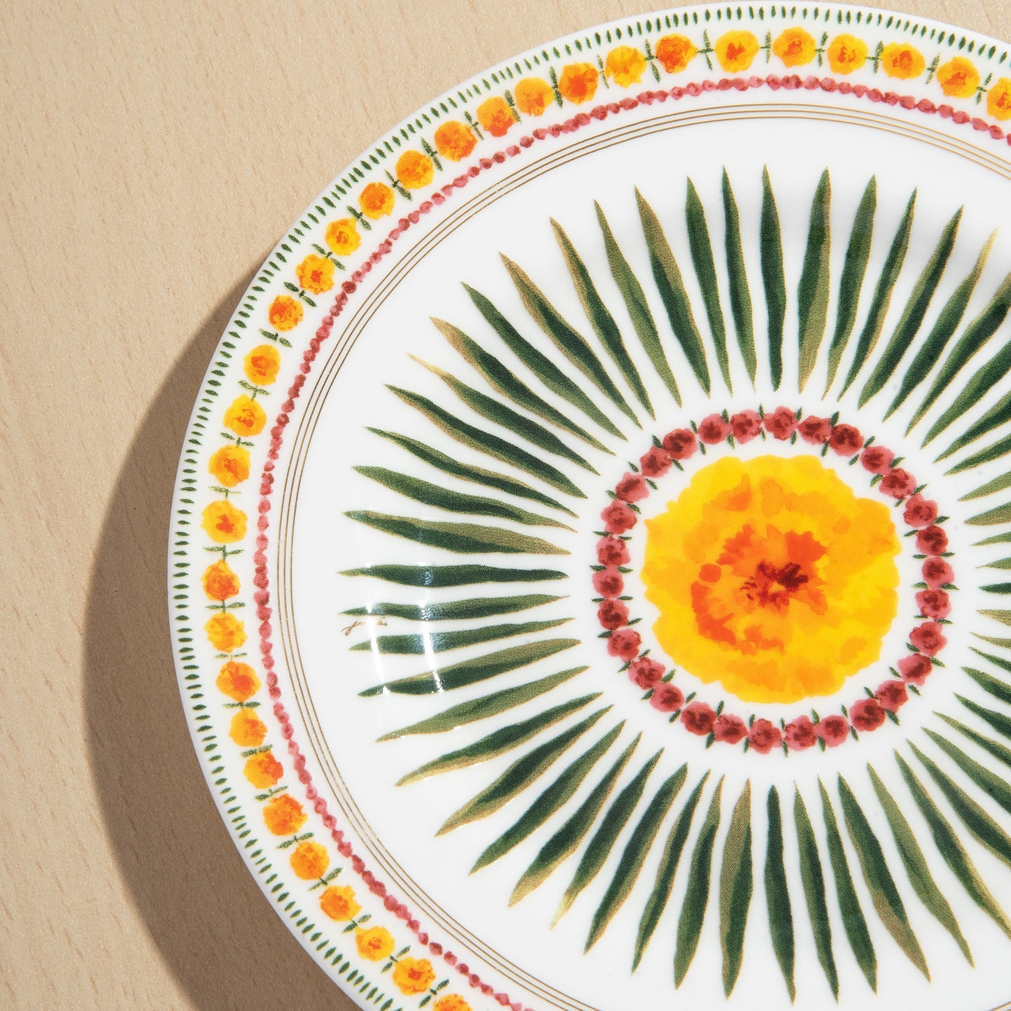 Marigold Tea Plate