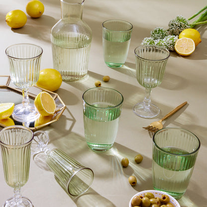 Set of 6 Splendid Wine Glass - Green