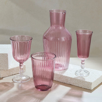 Set of 6 Splendid Wine Glass - Pink